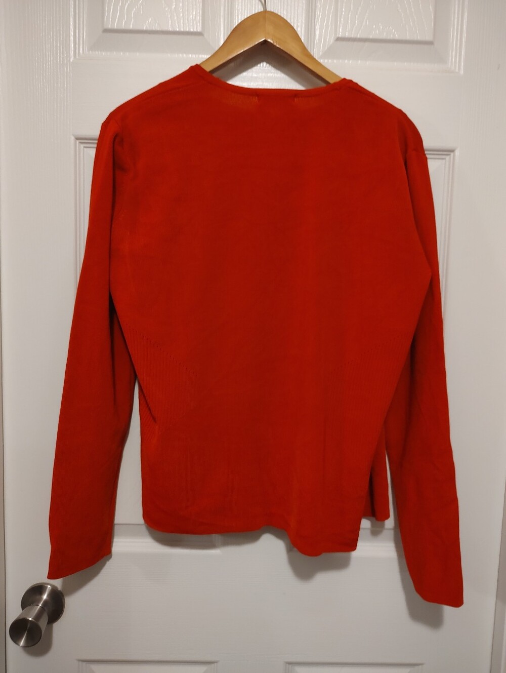 Hannah Red Button-Front Cardigan with Matching Shell - Picture 3 of 7